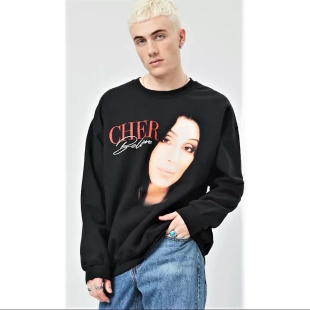 Cher Believe Black Sweatshirt